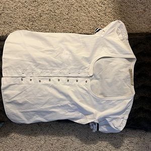 Women’s small white and black Balenciaga blouse.. very nice worn once. Like new